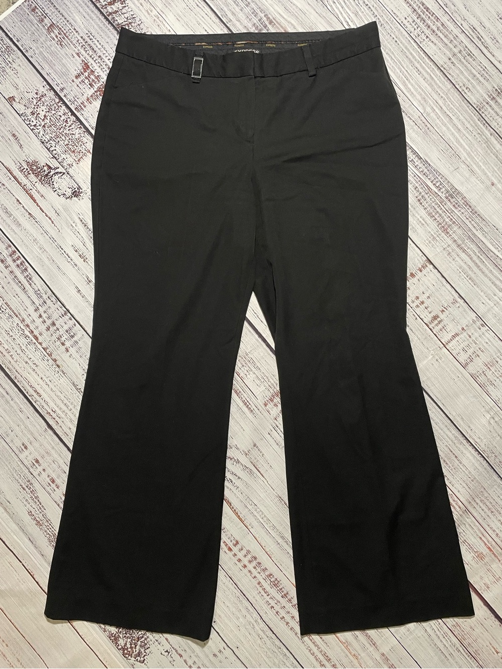 Express Editor Black Dress Pants. Bootcut. Size 10S.